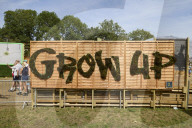 'Telly-shrubbies', morris dancers and living graffiti: Glastonbury's Shangri-La gets a revamp.