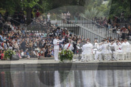 UK's Royal Marines Band Perform In Jakarta
