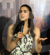 Bollywood Actress Sara Ali Khan  In Kolkata, India 
