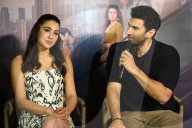 Bollywood Actress Sara Ali Khan And Bollywood Actor Aditya Roy Kapur In Kolkata, India