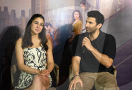 Bollywood Actress Sara Ali Khan And Bollywood Actor Aditya Roy Kapur In Kolkata, India