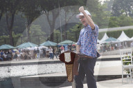 UK's Royal Marines Band Perform In Jakarta