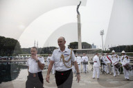 UK's Royal Marines Band Perform In Jakarta
