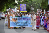 Jagannath During Rath Yatra In Assam