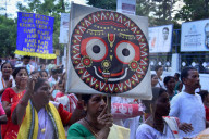Jagannath During Rath Yatra In Assam