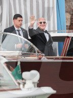 Venice, Bezos - Sanchez Wedding, day 4 Jeff Bezos leaves his hotel before the wedding ceremony