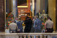 Hortmans Lie In State In Minnesota State Capitol Building