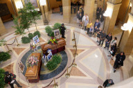 Hortmans Lie In State In Minnesota State Capitol Building