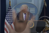 DC: President Trump hold a Iran, Supreme Court, Tariffs; etc press briefing
