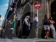 Corpus Christi Celebrated In Santiago De Compostela, Spain.