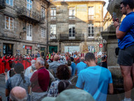 Corpus Christi Celebrated In Santiago De Compostela, Spain.