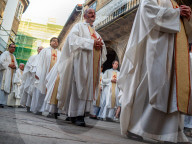 Corpus Christi Celebrated In Santiago De Compostela, Spain.