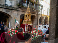 Corpus Christi Celebrated In Santiago De Compostela, Spain.