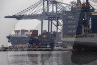 Container Terminal At Tanjung Priok Port