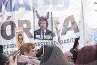 University March In Buenos Aires, Argentina