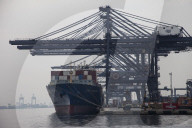 Container Terminal At Tanjung Priok Port