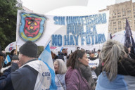 University March In Buenos Aires, Argentina