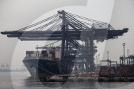 Container Terminal At Tanjung Priok Port