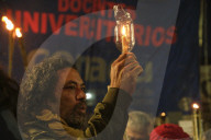 University March In Buenos Aires, Argentina