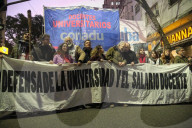 University March In Buenos Aires, Argentina