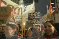 University March In Buenos Aires, Argentina