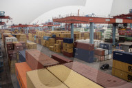 Container Terminal At Tanjung Priok Port