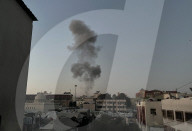 Israeli air strike on Gaza City