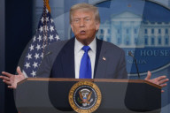 Trump Holds Press Conference On Supreme Court Victory