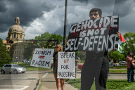 Edmonton Activists Call For Peace In Gaza And Iran