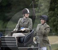 Sophie und Louise beim The Sandringham Festival of Carriage Driving, Tag 1 