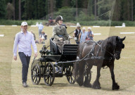 Sophie und Louise beim The Sandringham Festival of Carriage Driving, Tag 1 