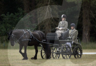 Sophie und Louise beim The Sandringham Festival of Carriage Driving, Tag 1 