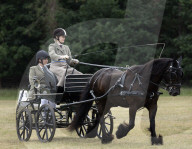 Sophie und Louise beim The Sandringham Festival of Carriage Driving, Tag 1 