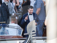 Venice, Bezos - Sanchez Wedding, day 4 guests leave the hotel to reach the wedding ceremony -