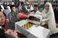 Mass Wedding In Indonesia