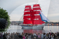 Rehearsal For The “Scarlet Sails” School Graduation Celebration In St. Petersburg