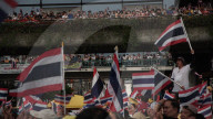 Protest In Bangkok, Thailand.