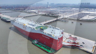 World Largest Loading Capacity Car Roll-on/roll-off Ship