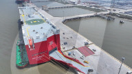 World Largest Loading Capacity Car Roll-on/roll-off Ship