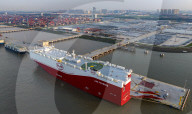 World Largest Loading Capacity Car Roll-on/roll-off Ship