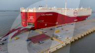 World Largest Loading Capacity Car Roll-on/roll-off Ship