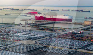 World Largest Loading Capacity Car Roll-on/roll-off Ship