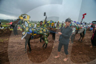 Traditional Horse Performance In Sumedang, Indonesia