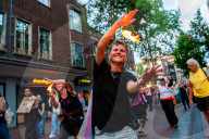 Protest Against Intimidation On The Streets In Nijmegen, Netherlands.