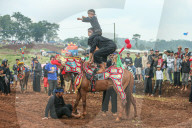 Traditional Horse Performance In Sumedang, Indonesia