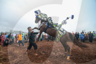 Traditional Horse Performance In Sumedang, Indonesia