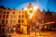 Protest Against Intimidation On The Streets In Nijmegen, Netherlands.