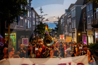 Protest Against Intimidation On The Streets In Nijmegen, Netherlands.