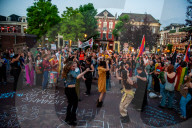 Protest Against Intimidation On The Streets In Nijmegen, Netherlands.