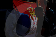 Residents Of Novi Sad Head To Protest In Belgrade